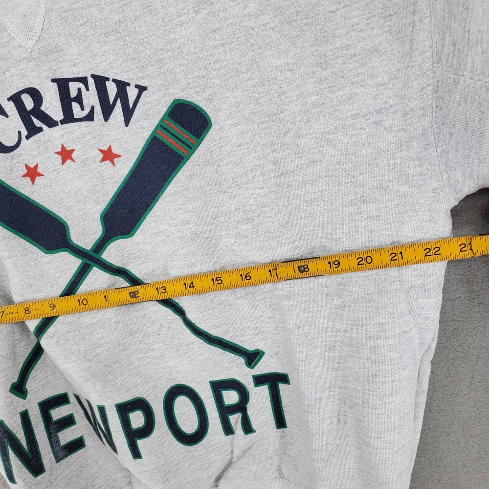 Gear For Sports Sweatshirt‎ Mens XL Gray Crew Newport Rowing Graphic Vintage USA - Picture 7 of 8
